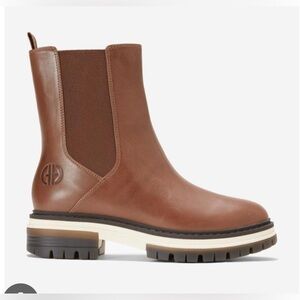 Cole Haan Brown Leather Winter Boots
